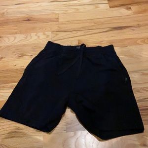 Black H&M Regular Fit Shorts